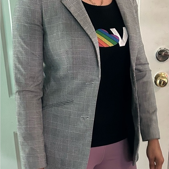 Calvin Klein Black and White Women's Jacket - Picture 2 of 13